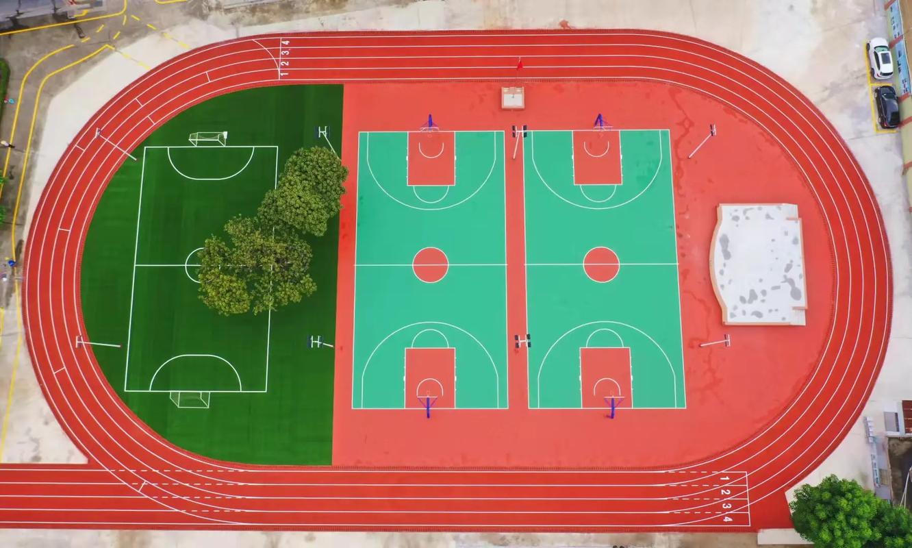 五家渠市人造草坪篮球场 - 方案